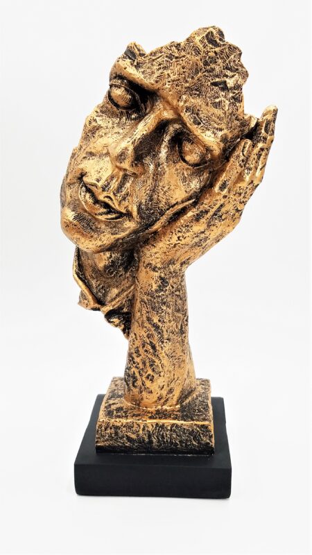 Hear No Evil Statue in Resin