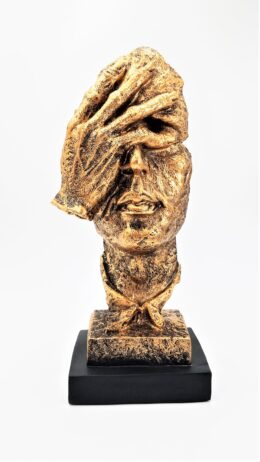 See No Evil Statue in Resin