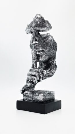 Speak No Evil Abstract Statue