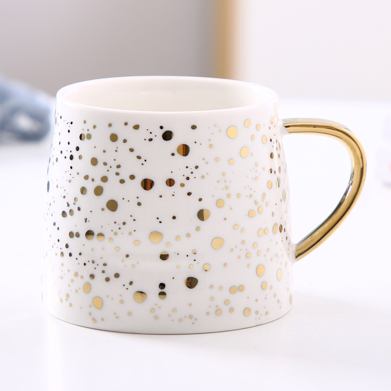 Gold Dots Coffee Mug