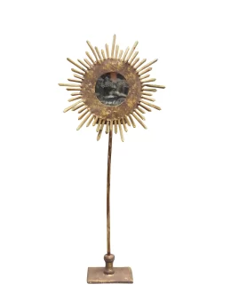 Rustic Sunburst Tealight Candle Holder