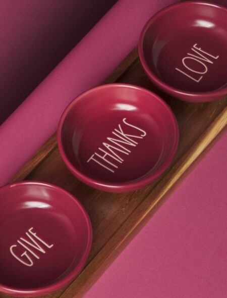 Three Piece Sauce Bowl Serving Set