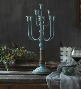 Retro Metal Candelabra
