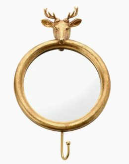 Stag Mirror and Hook