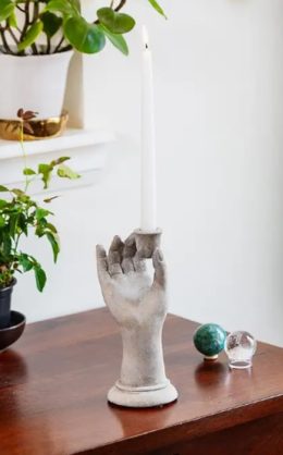 Vertical Hand Tapered Candle Holder