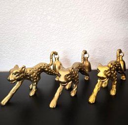 Metal Leopard Candle Snuffer