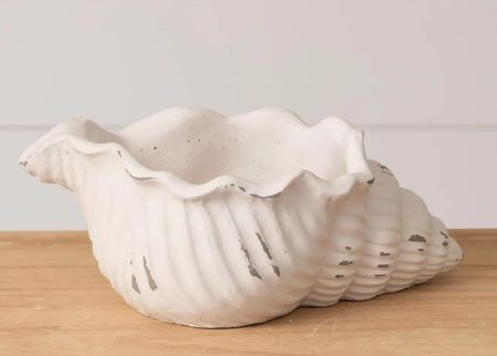 Conch Shell Flower Pot - JJ Gifts LLC