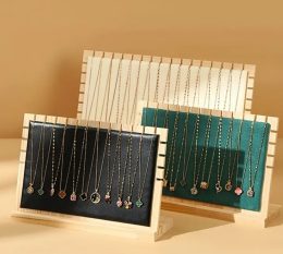 Wooden Necklace Display and Holder