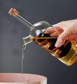 Glass Oil and Vinegar Dispenser