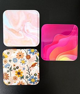 Colorful Large Square Matches Tin Box (Random Matches Color)