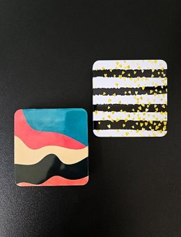 Small Square Matches Tin Box (Random Matches Color)