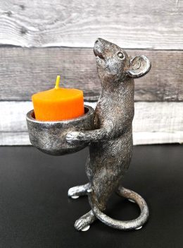 Standing Mouse Candle Holder