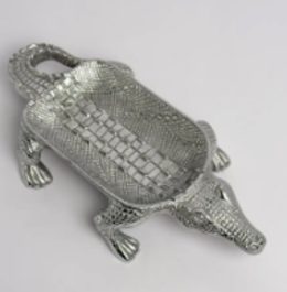 Metal Crocodile Tray